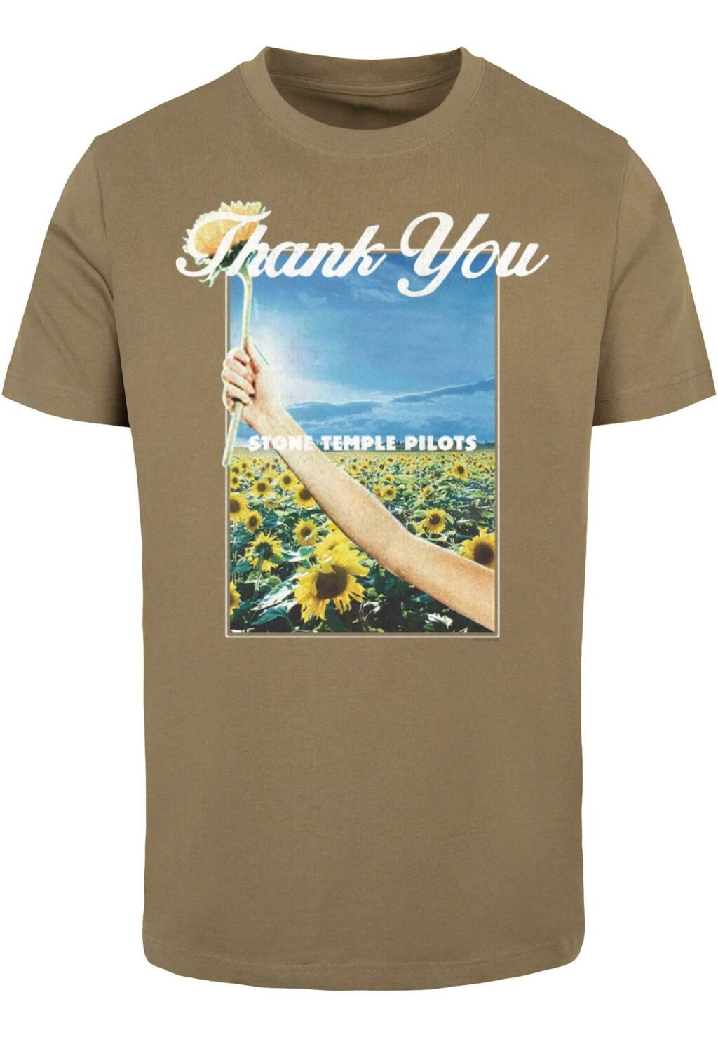

Футболка с принтом STONE TEMPLE PILOTS THANK YOU Merchcode, цвет olive