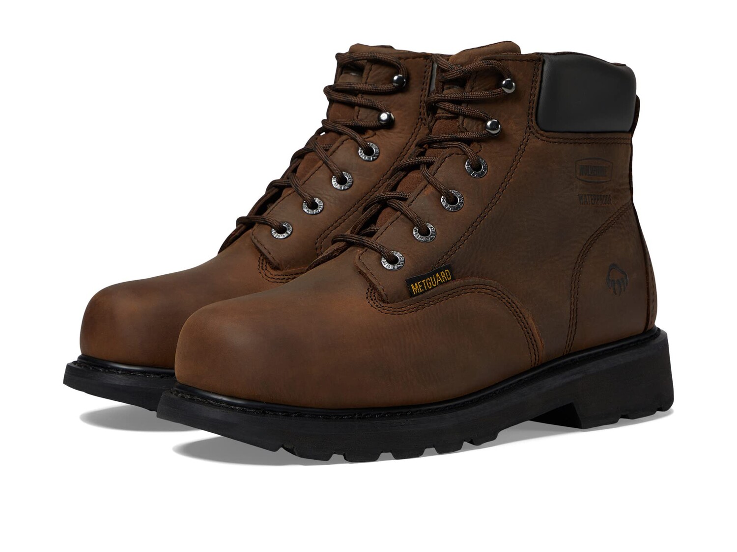 

Ботинки Bates Footwear McKay 6" Waterproof Met Guard, коричневый
