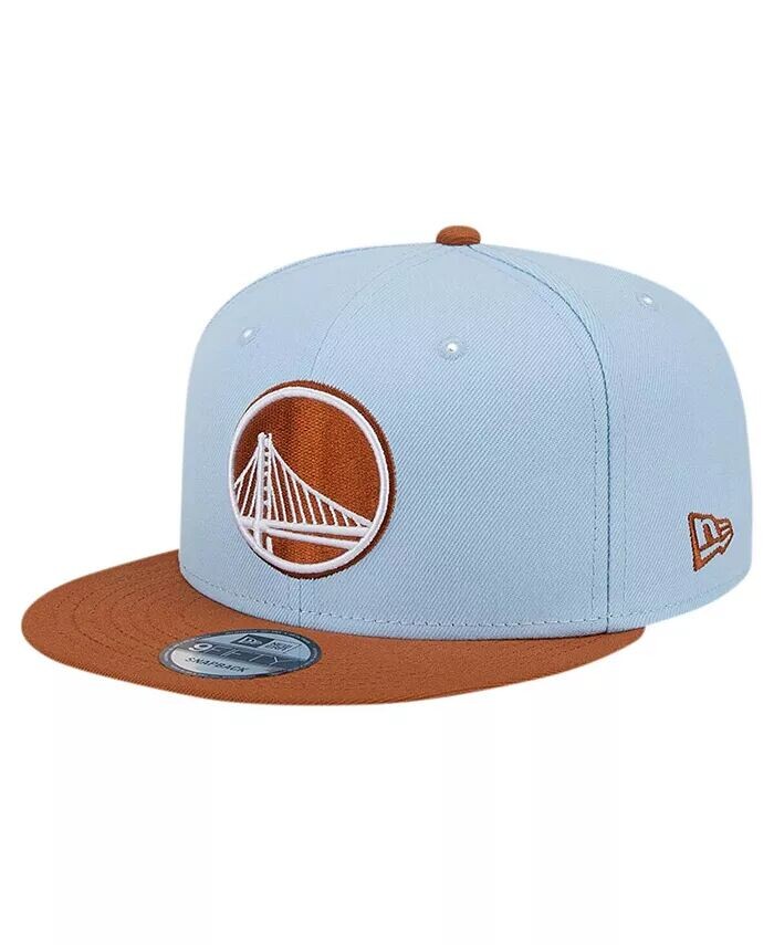 

Мужская светло-синяя/коричневая кепка Golden State Warriors 2-Tone Colour Pack 9Fifty Snapback New Era, синий