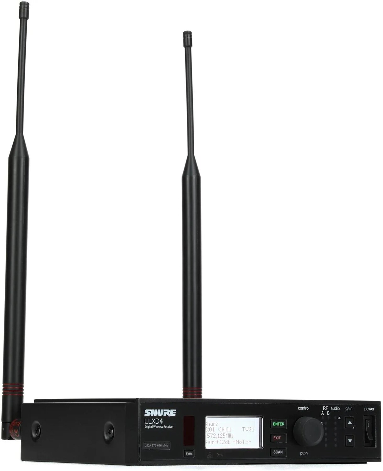 

Цифровой беспроводной приемник Shure ULXD4 — диапазон J50A