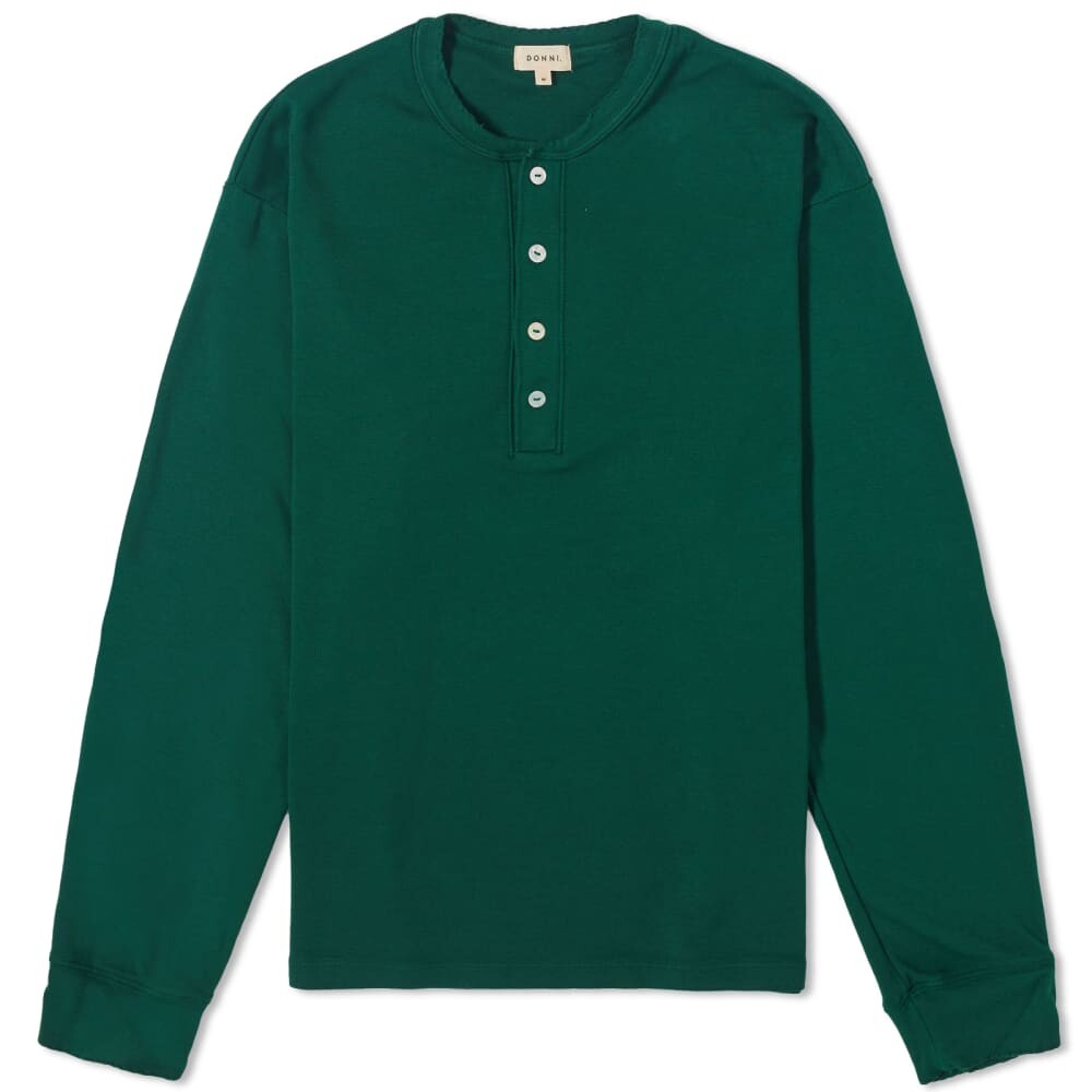 

Donny. Футболка Henley с длинными рукавами и гребешком