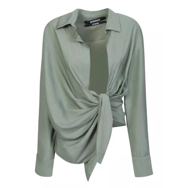 

Футболка sage bahia shirt Jacquemus, зеленый