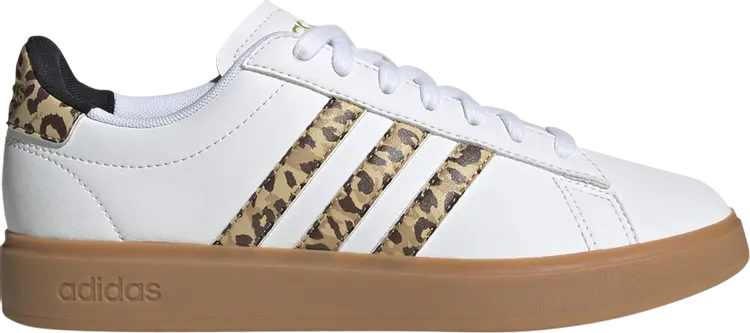 

Кроссовки Wmns Grand Court Cloudfoam 'Leopard', белый