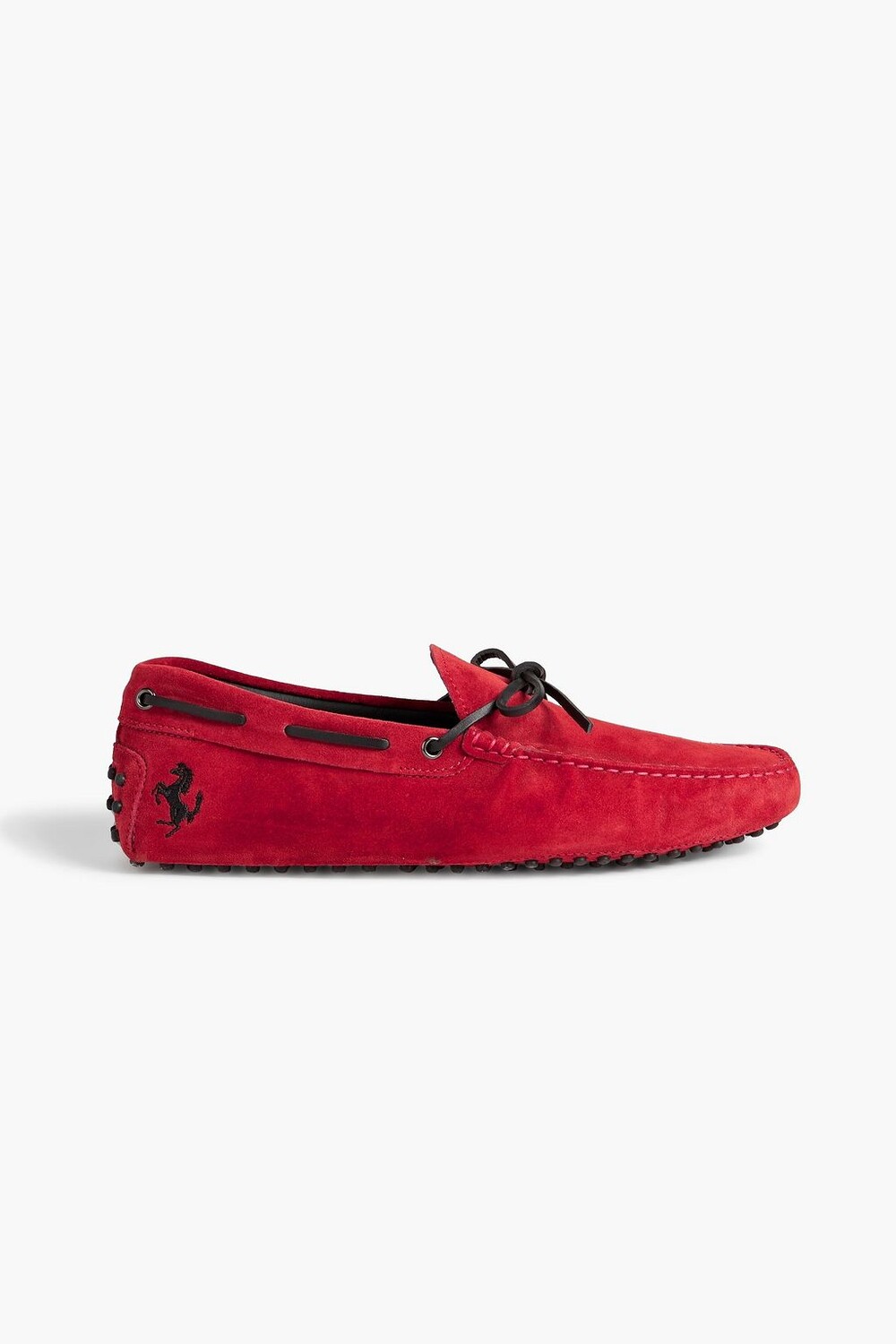 

Замшевые мокасины Gommino Tod's, красный