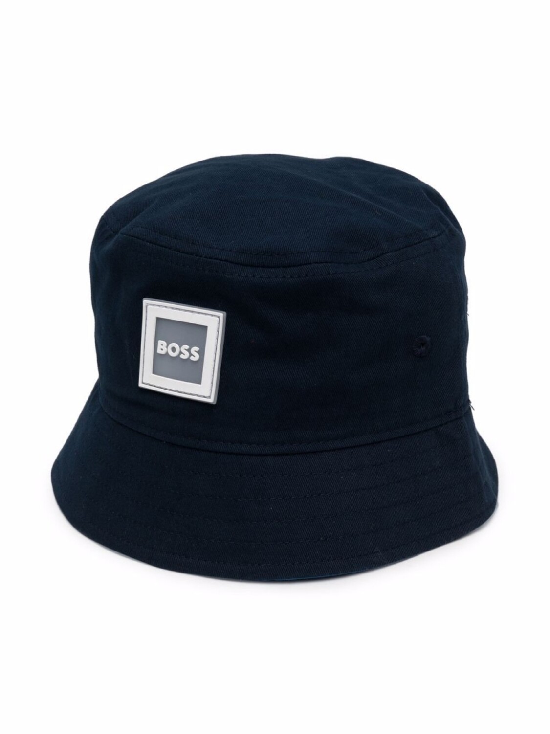 

Панама с нашивкой-логотипом BOSS Kidswear, синий