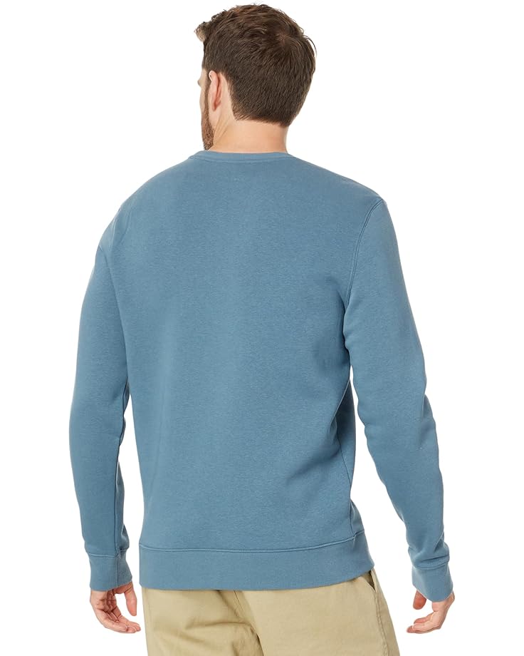 цена Толстовка RVCA Big RVCA Crew Sweatshirt, цвет Industrial Blue