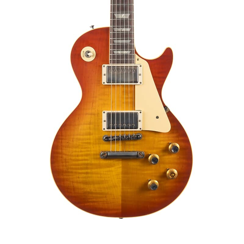 

Электрогитара Gibson Custom 1960 Les Paul Standard Reissue VOS - Washed Cherry Sunburst