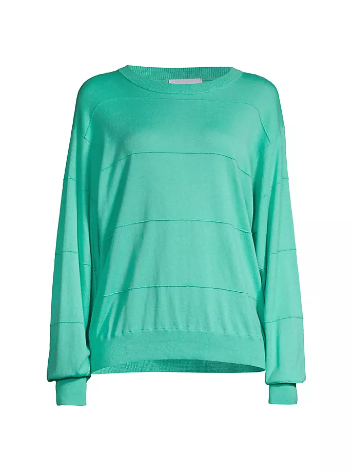 

Свитер Balou в полоску из хлопковой смеси Crush Cashmere, синий