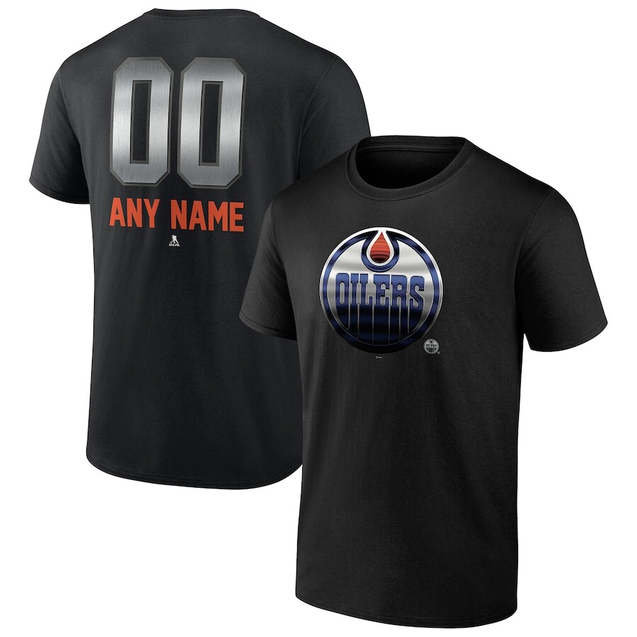 

Футболка с коротким рукавом Fanatics Branded Edmonton Oilers, черный