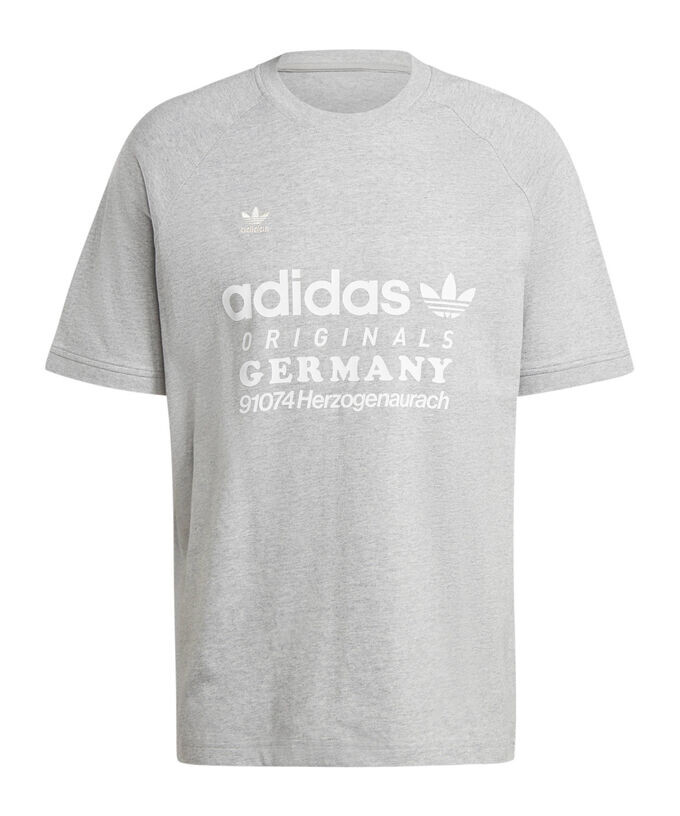 

Футболка с графическим рисунком Adidas Originals, серый