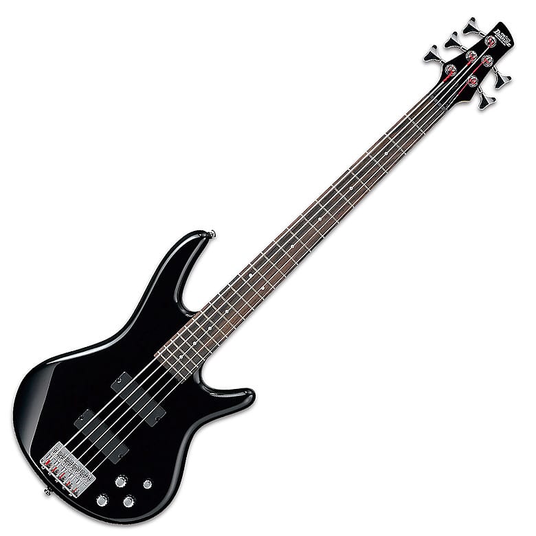 Басс гитара Ibanez GSR205 5-String Electric Bass - Black гитара denn dcg410 bk black