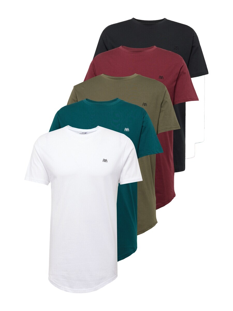 

Футболка ABOUT YOU Dorian, цвет Turquoise/Khaki/White