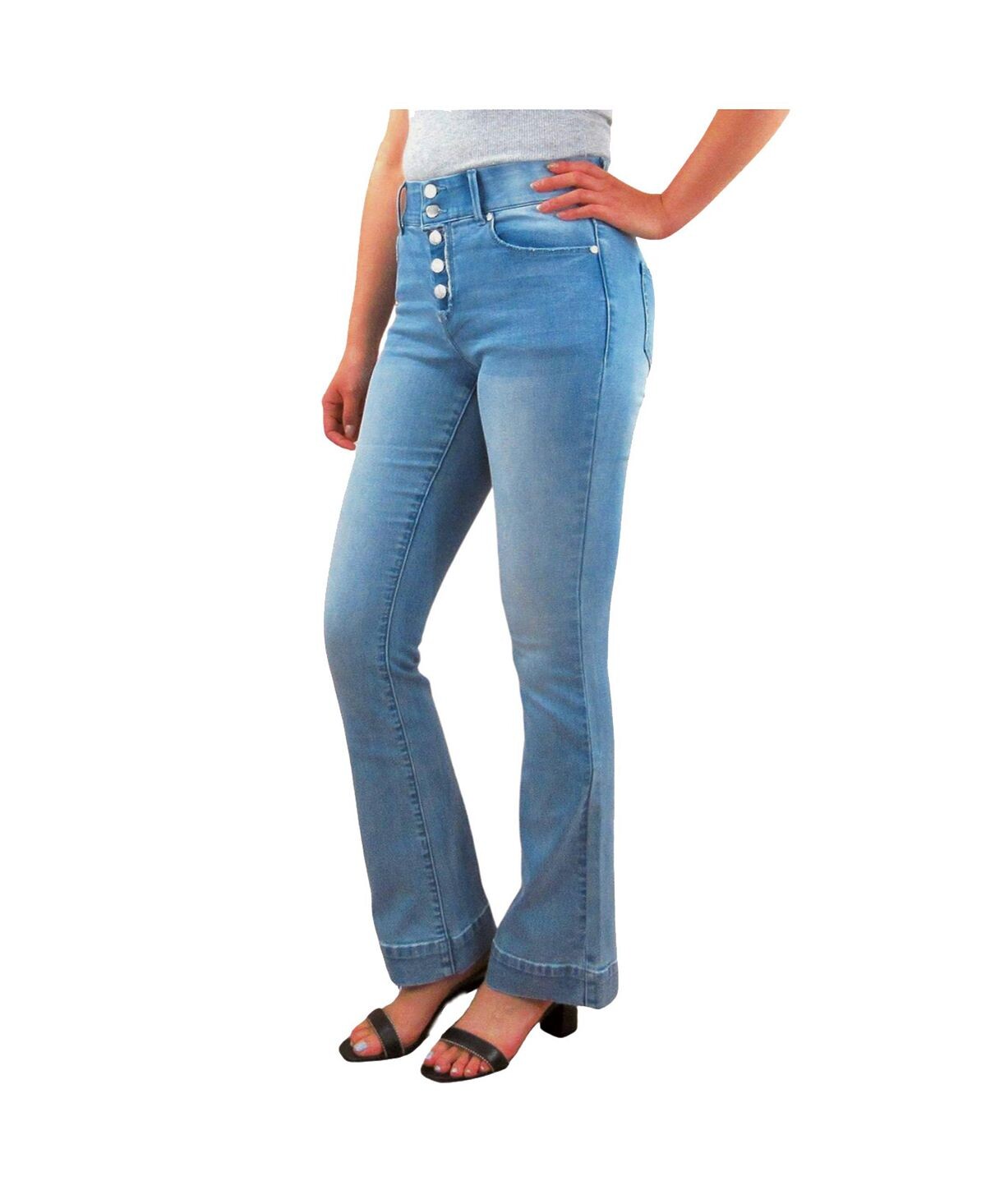 

Послеродовые узкие джинсы с пятью пуговицами Bootcut Indigo Poppy