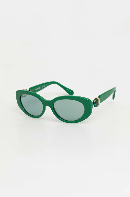 Солнцезащитные очки 5679539 LUCENT Swarovski, зеленый солнцезащитные очки 5679531 lucent swarovski розовый