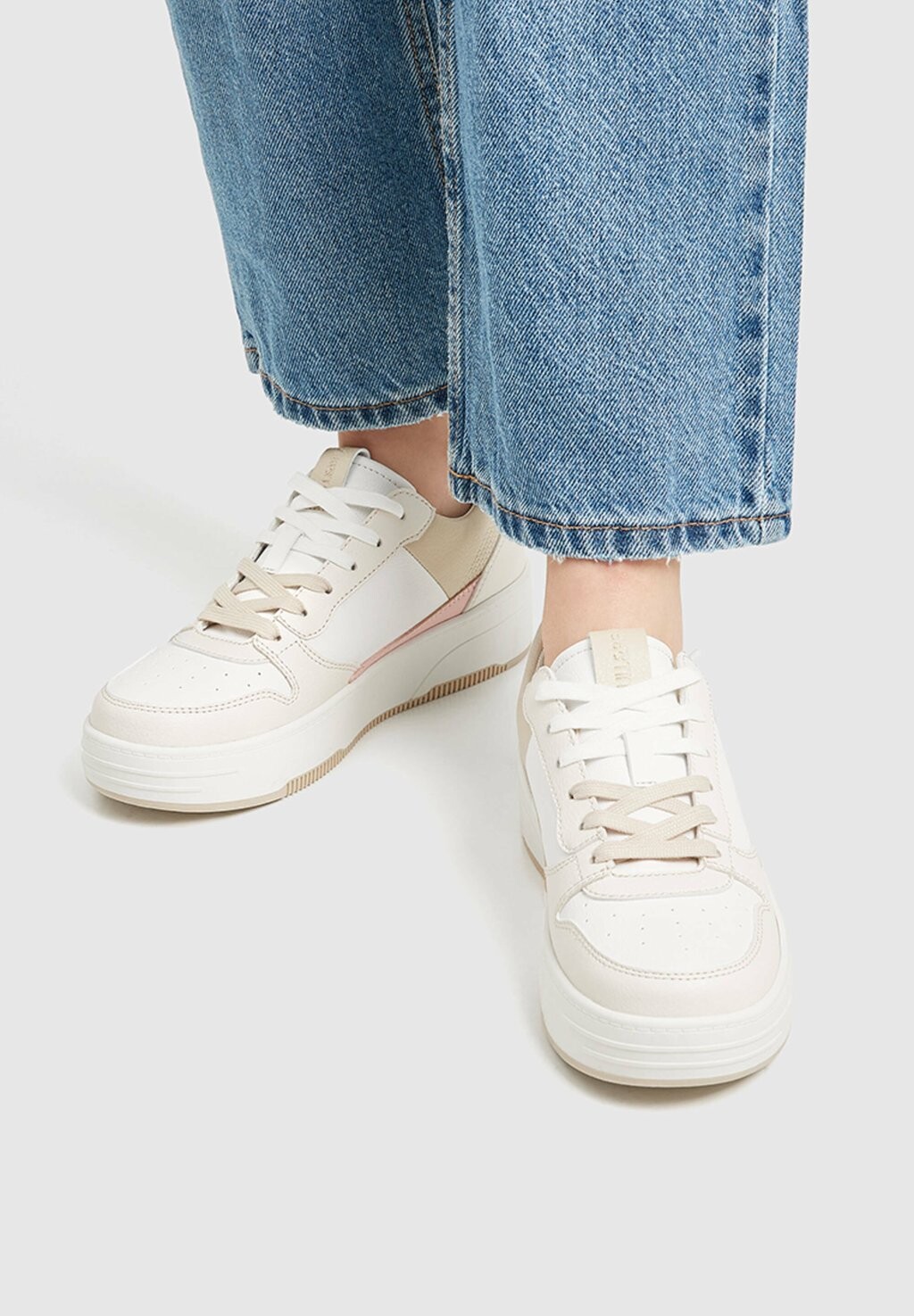

Кроссовки PULL&BEAR, бежевый