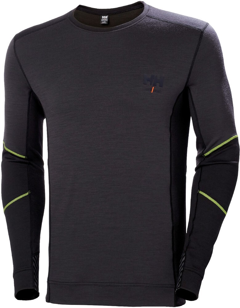 

Лонгслив Helly Hansen Lifa Merino Crewneck, черный