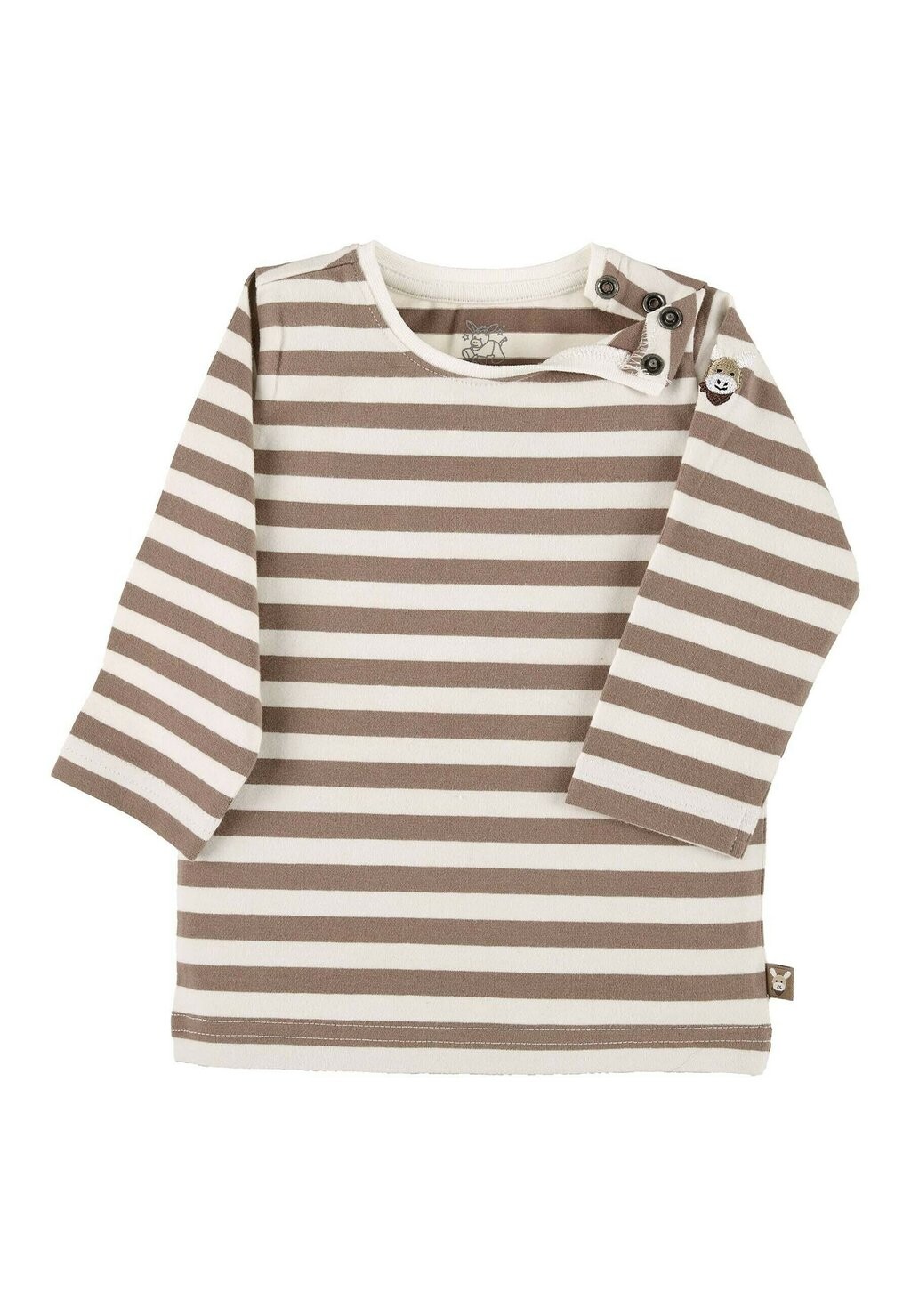 

Рубашка с длинным рукавом Stripes Sterntaler, коричневая