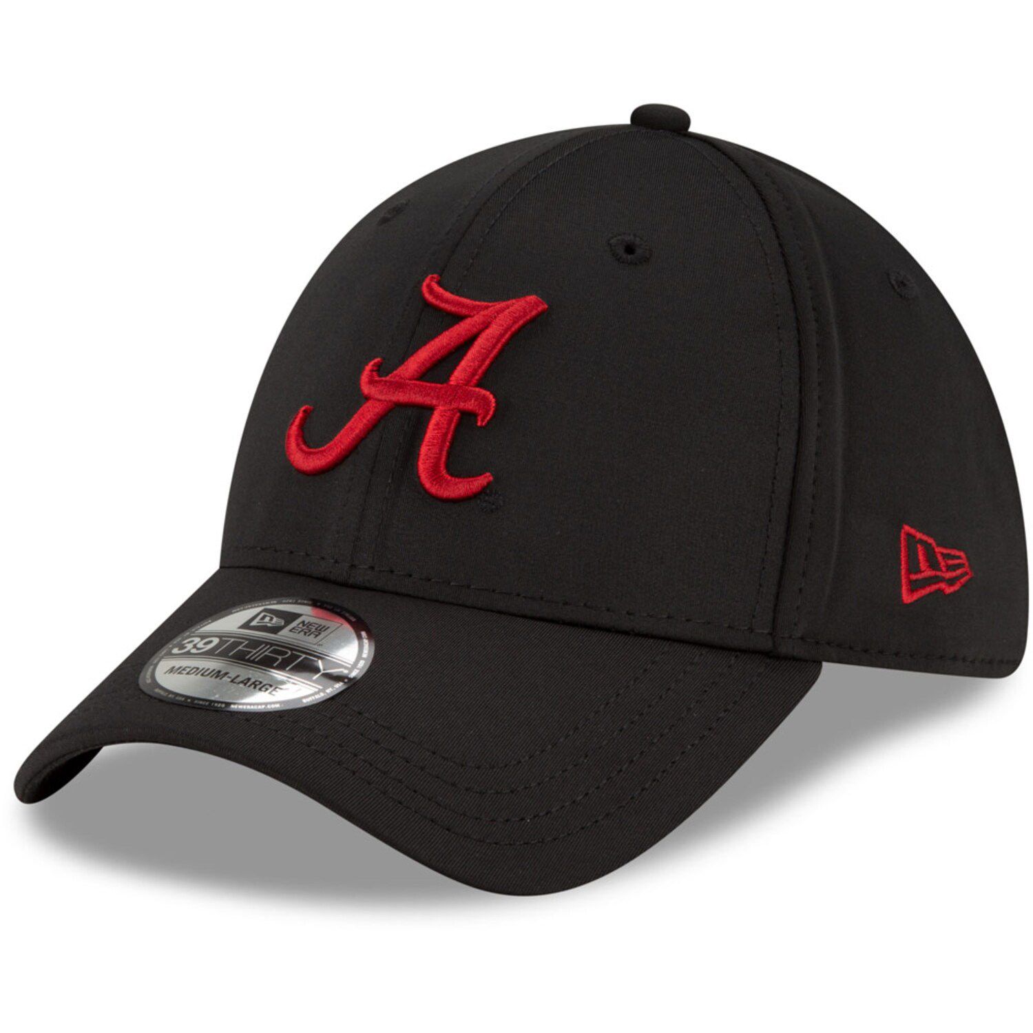 

Мужская гибкая шляпа New Era Black Alabama Crimson Tide Campus Preferred 39THIRTY