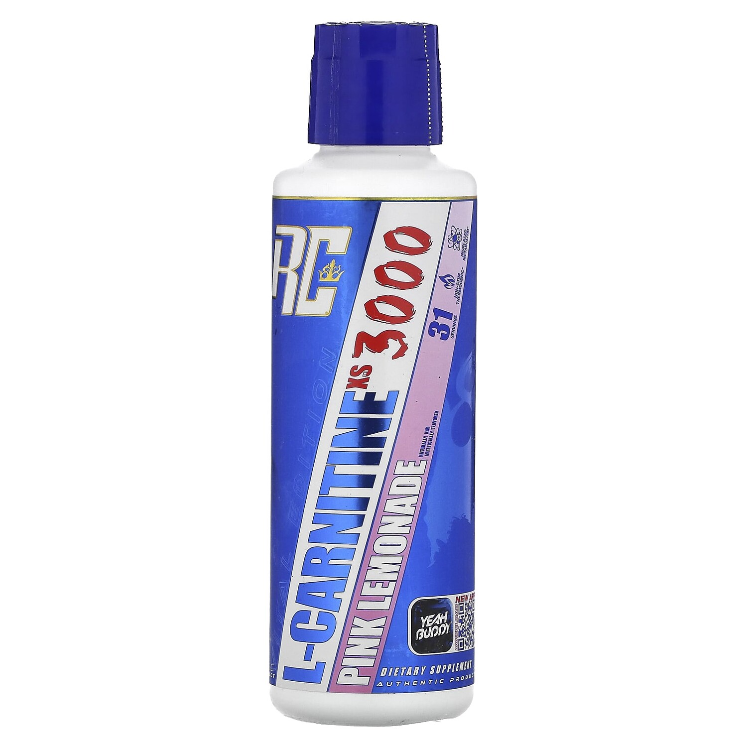 

Vital Edition, L-карнитин XS 3000, розовый лимонад, 473,28 мл (16 жидк. Унций), Ronnie Coleman