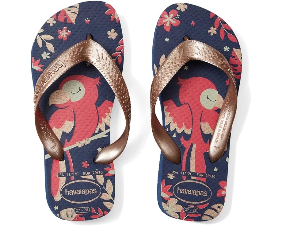 

Сандалии Havaianas Top Pets Flip Flop Sandal, цвет Marine/Rose Gold