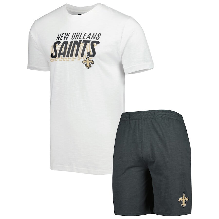 

Пижамный комплект Concepts Sport New Orleans Saints, угольный