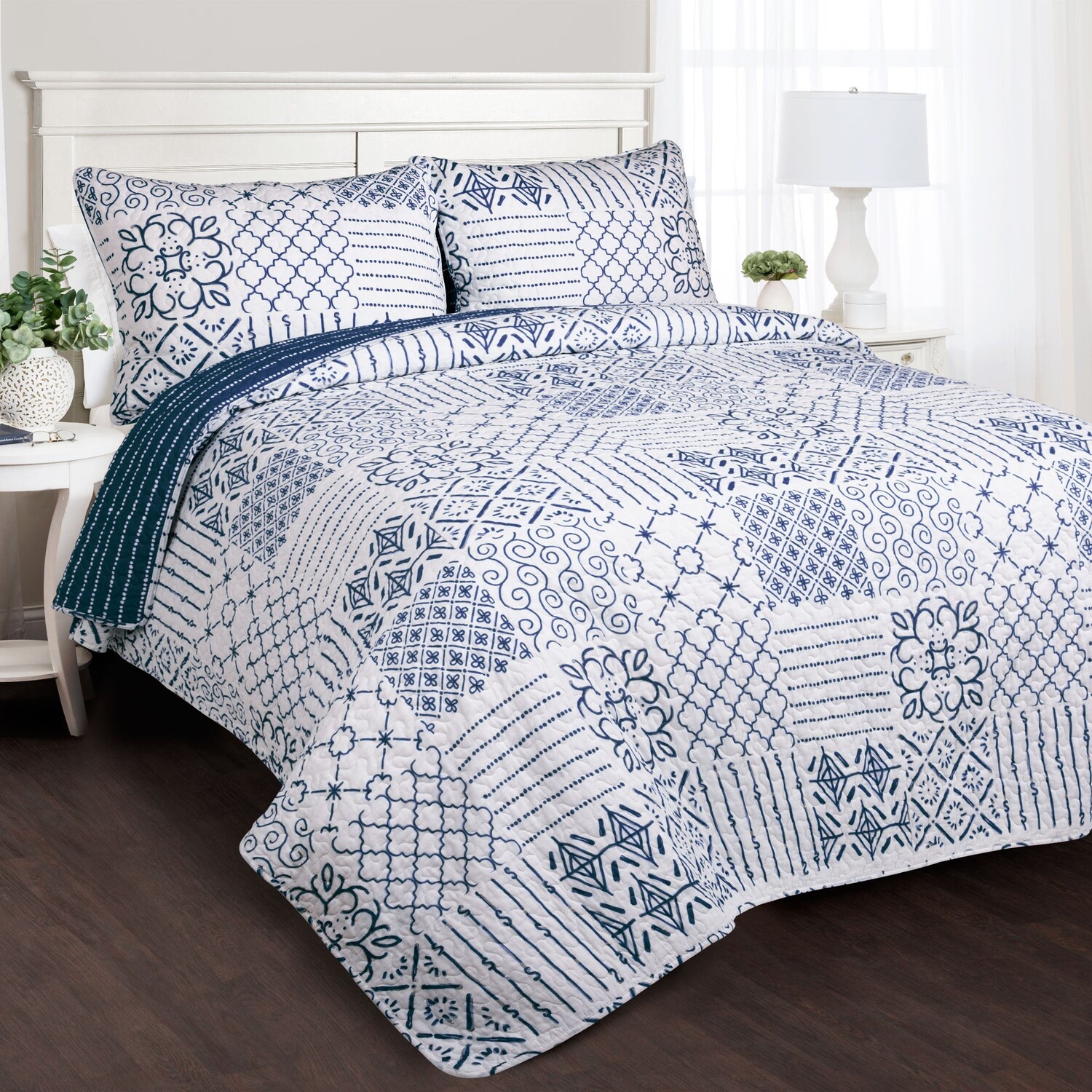 

Комплект одеял из трех предметов Monique Lush Decor, цвет Blue
