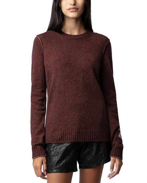

Свитер Source с круглым вырезом Zadig & Voltaire, цвет Red