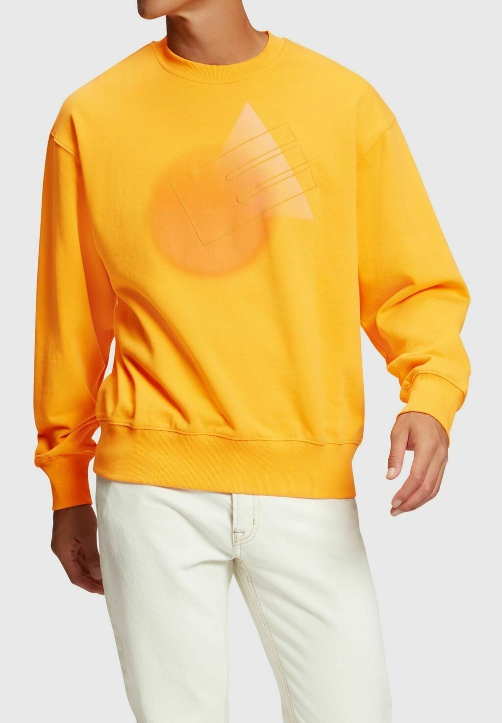 

Толстовка Esprit Mit Grafik Print, желтый