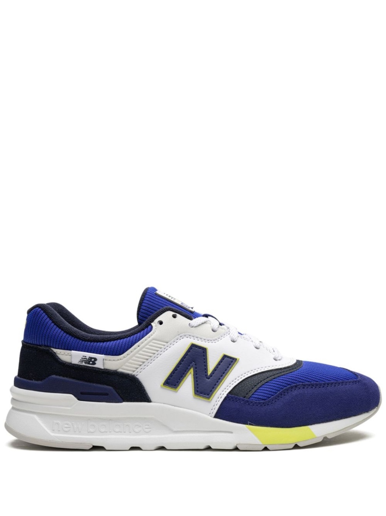 

New Balance кроссовки 997 Royal/Yellow, белый