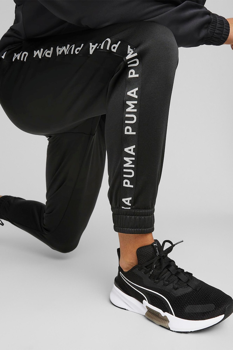 Тренировочные брюки с логотипом и галстуком Puma, черный