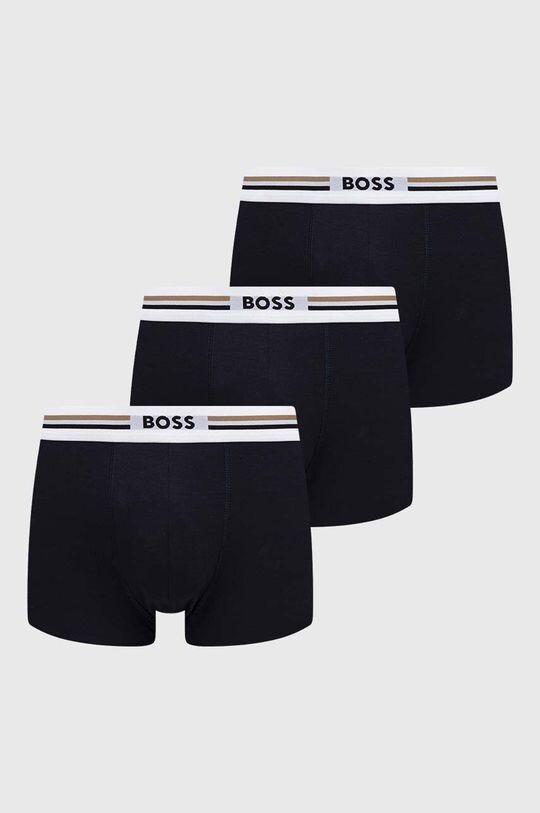 

Комплект из трех боксеров Boss, темно-синий