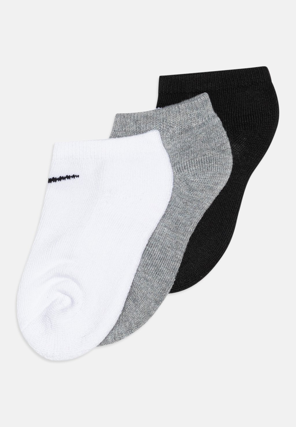 

Носки Basic No Show Unisex 3 Pack Nike, цвет white/dark grey heather