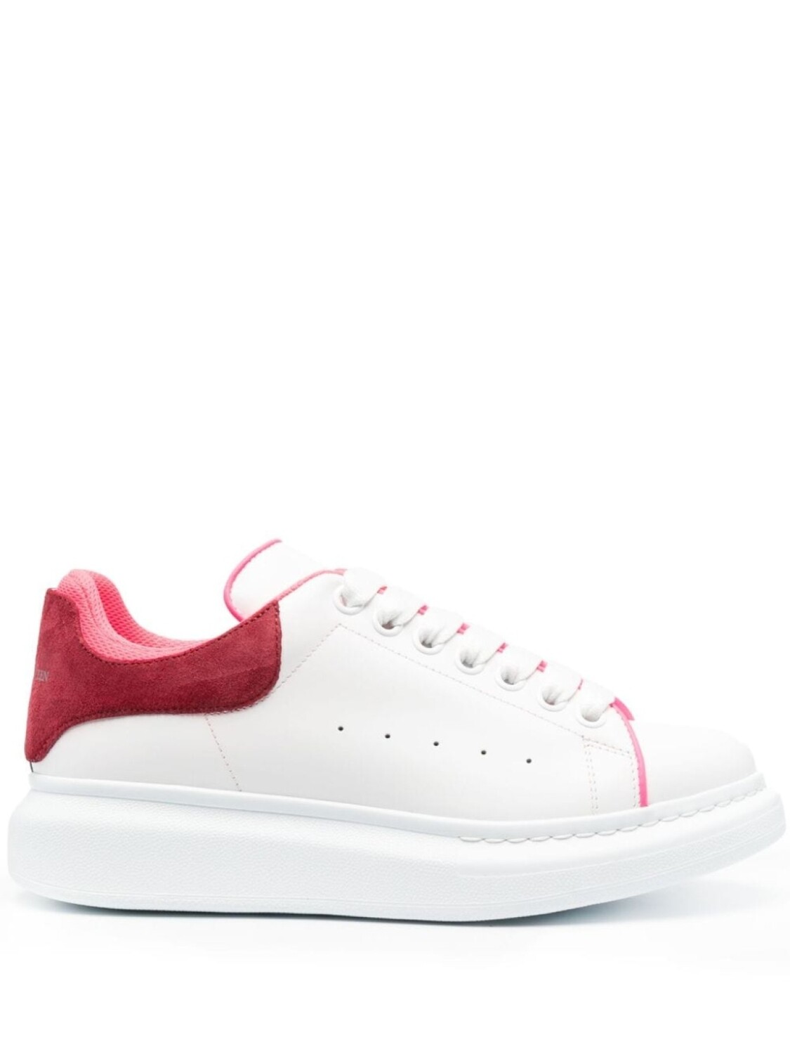 

Кроссовки Alexander McQueen on a Massive Sole, белый/темно-розовый