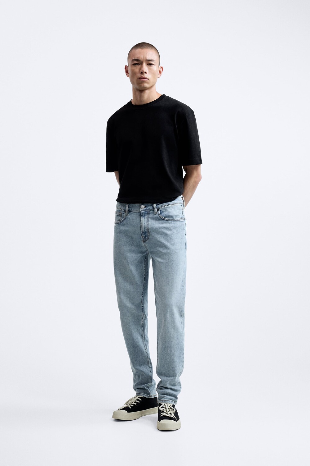 

Узкие джинсы Zara, голубой
