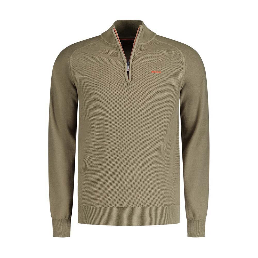 

Свитер Nza New Zealand Kairaki Half Zip, бежевый