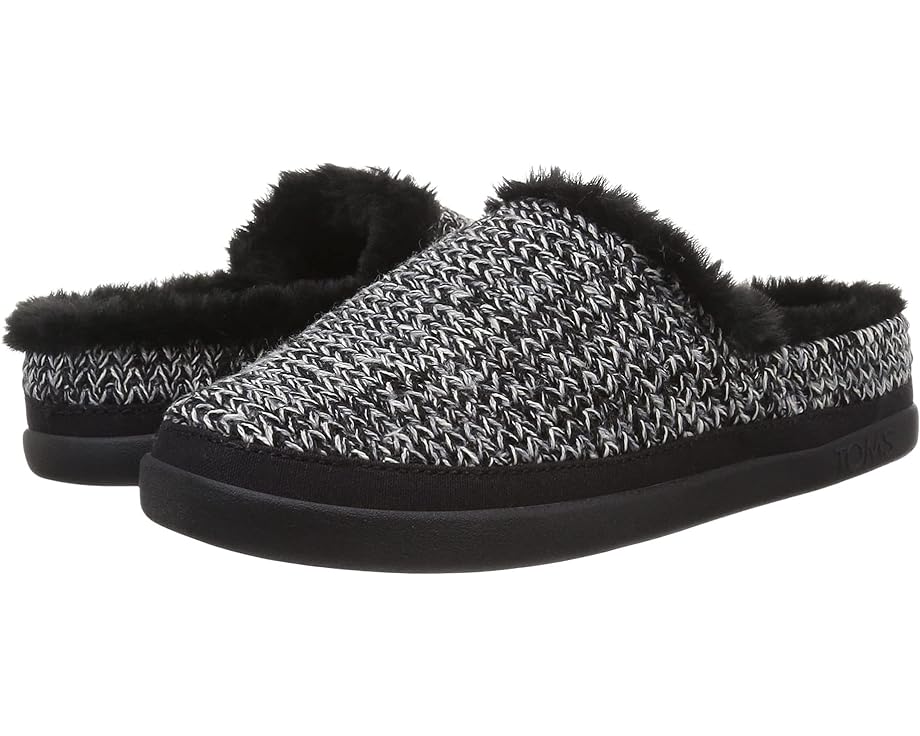 цена Домашняя обувь TOMS Sage, цвет Black Multi Cozy Sweater Knit
