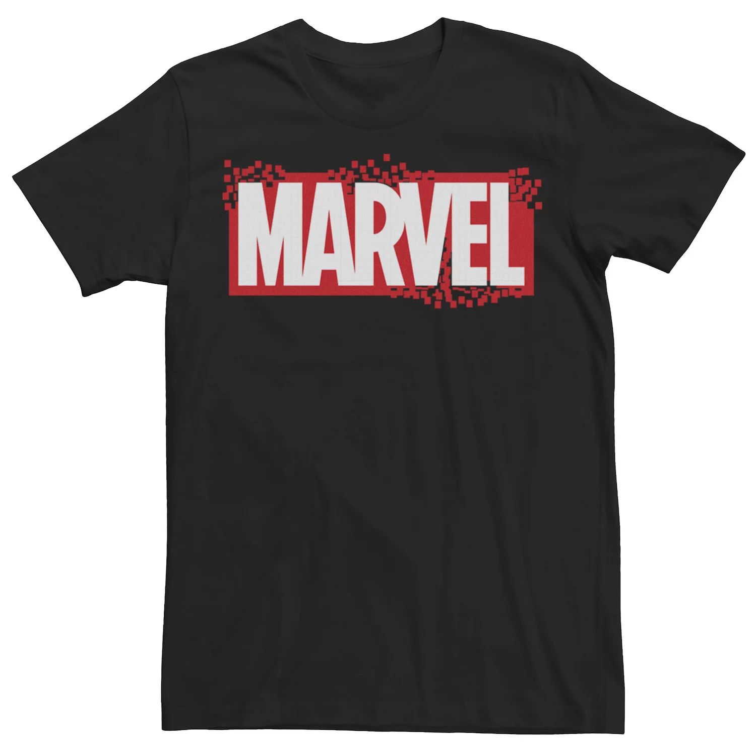 мужская классическая футболка с графическим логотипом marvel Мужская футболка с графическим логотипом Pixel Breakaway Marvel