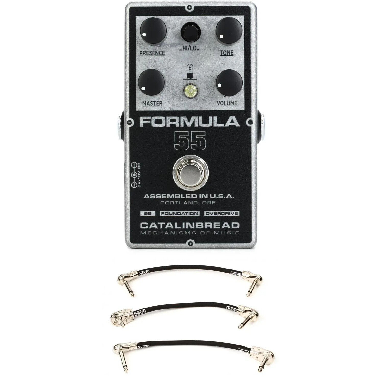 

Catalinbread Formula No. 55 Tweed Deluxe-педаль Overdrive с 3 соединительными кабелями