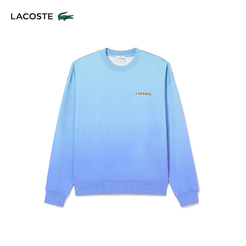 

Толстовка Lacoste с круглым вырезом и градиентом, синий