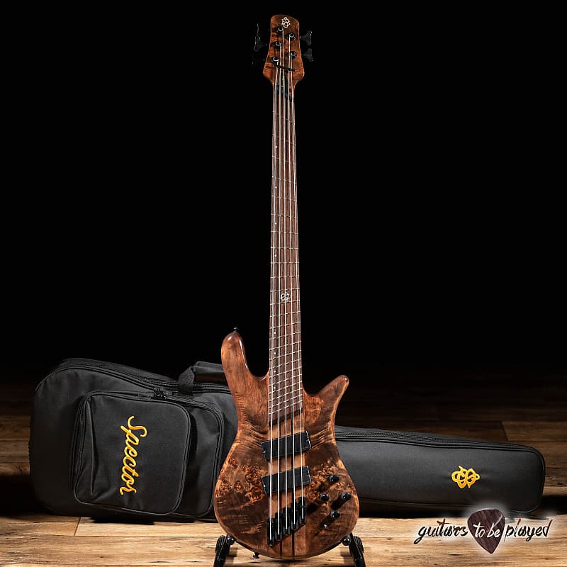 Басс гитара Spector NS Dimension 5 Multi-Scale Bass w/ Gigbag – Super Faded Black Gloss