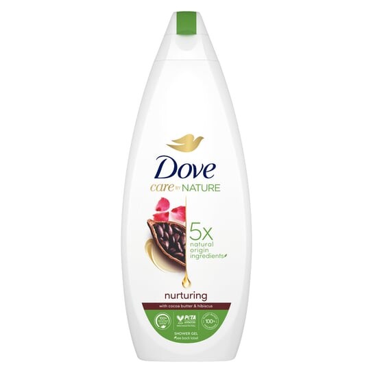 

Питательный гель для душа с маслом какао и гибискусом, 600 мл Unilever, Dove Care By Nature