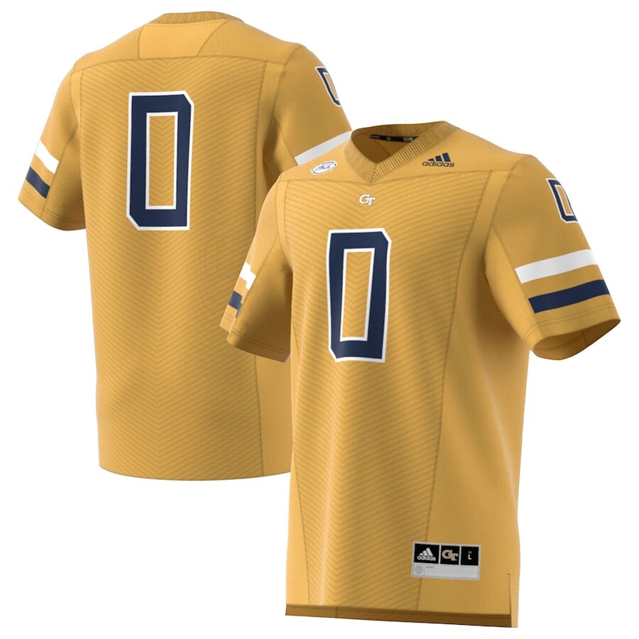 

Джерси adidas Georgia Tech Yellow Jackets, золотой