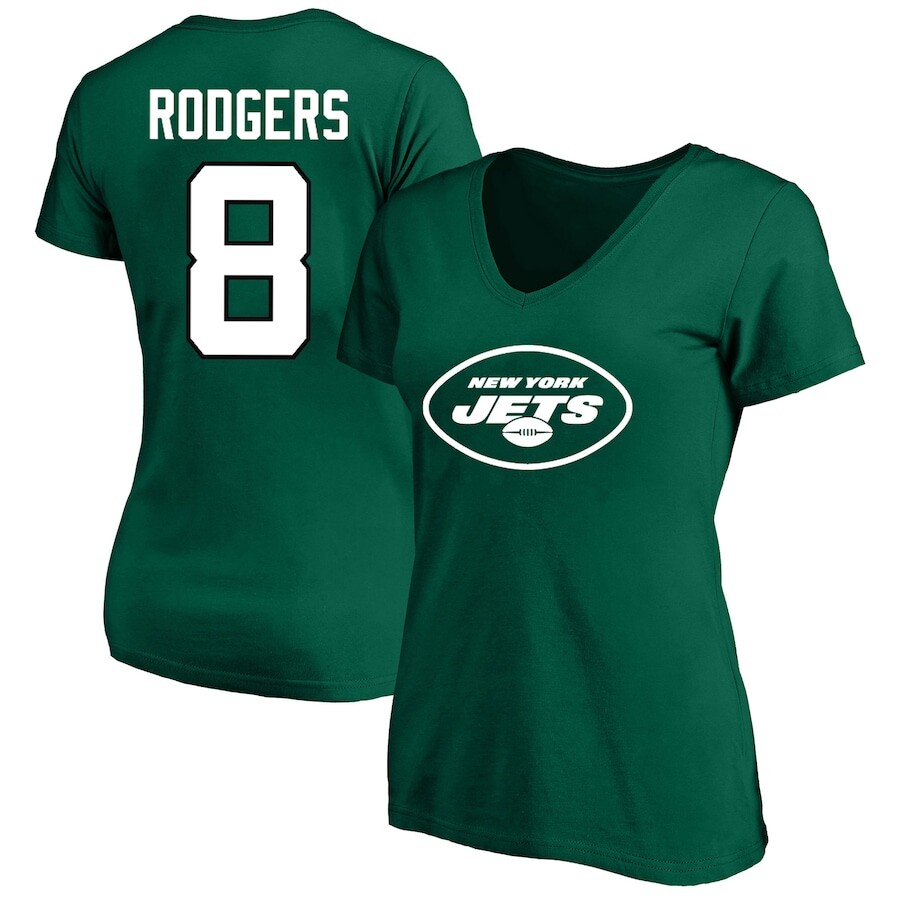 

Футболка с именем и номером Fanatics Branded New York Jets, зеленый