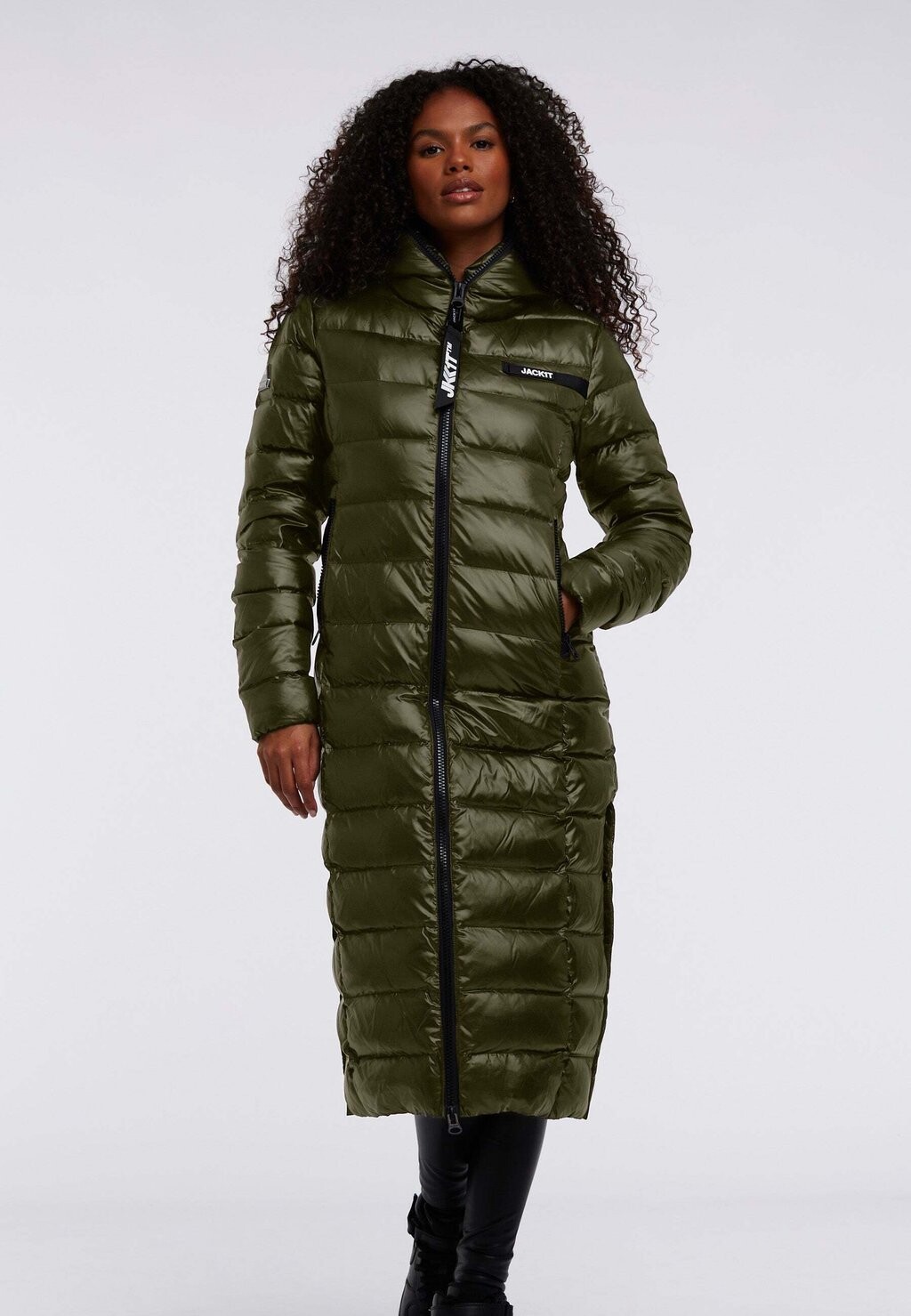 

Пуховик R3D SLICK EXTRA LONG JACK1T, цвет olive