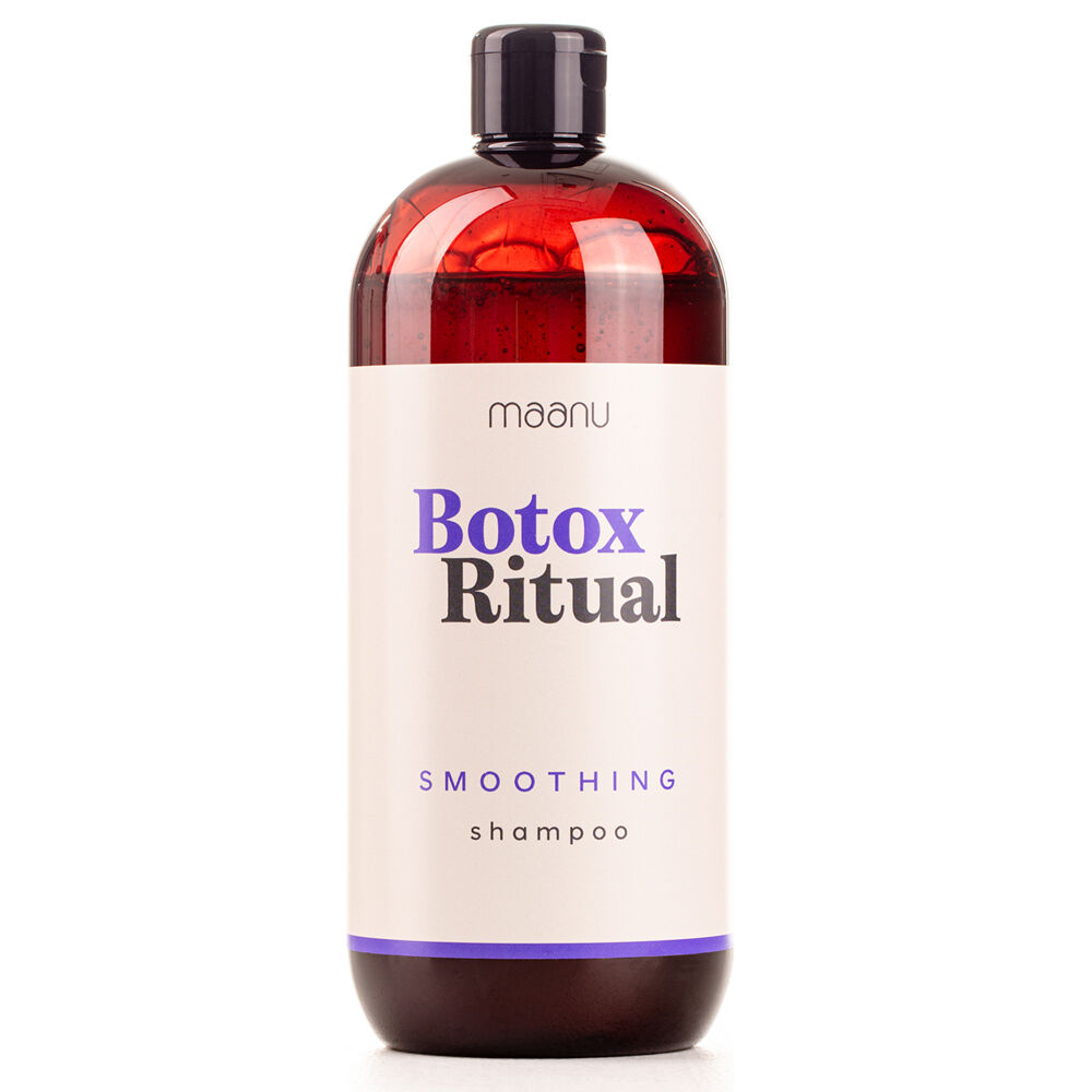 цена Разглаживающий шампунь для волос Maanu Botox Ritual, 1000 мл