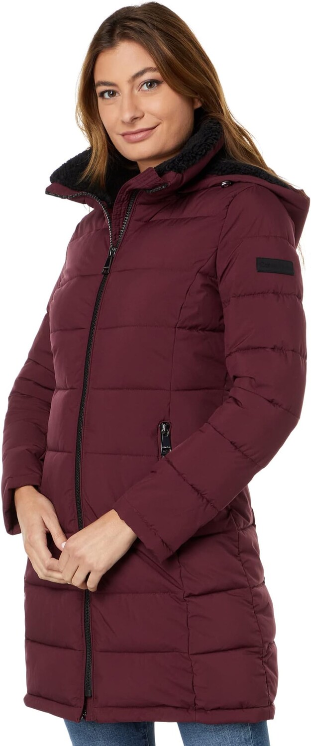 

Пуховик Walker стрейч Calvin Klein, цвет Oxblood