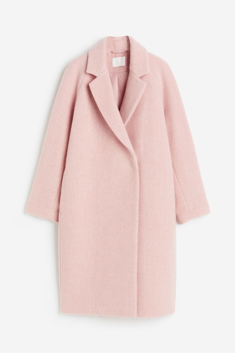 

Пальто H&M Double-breasted, светло-розовый