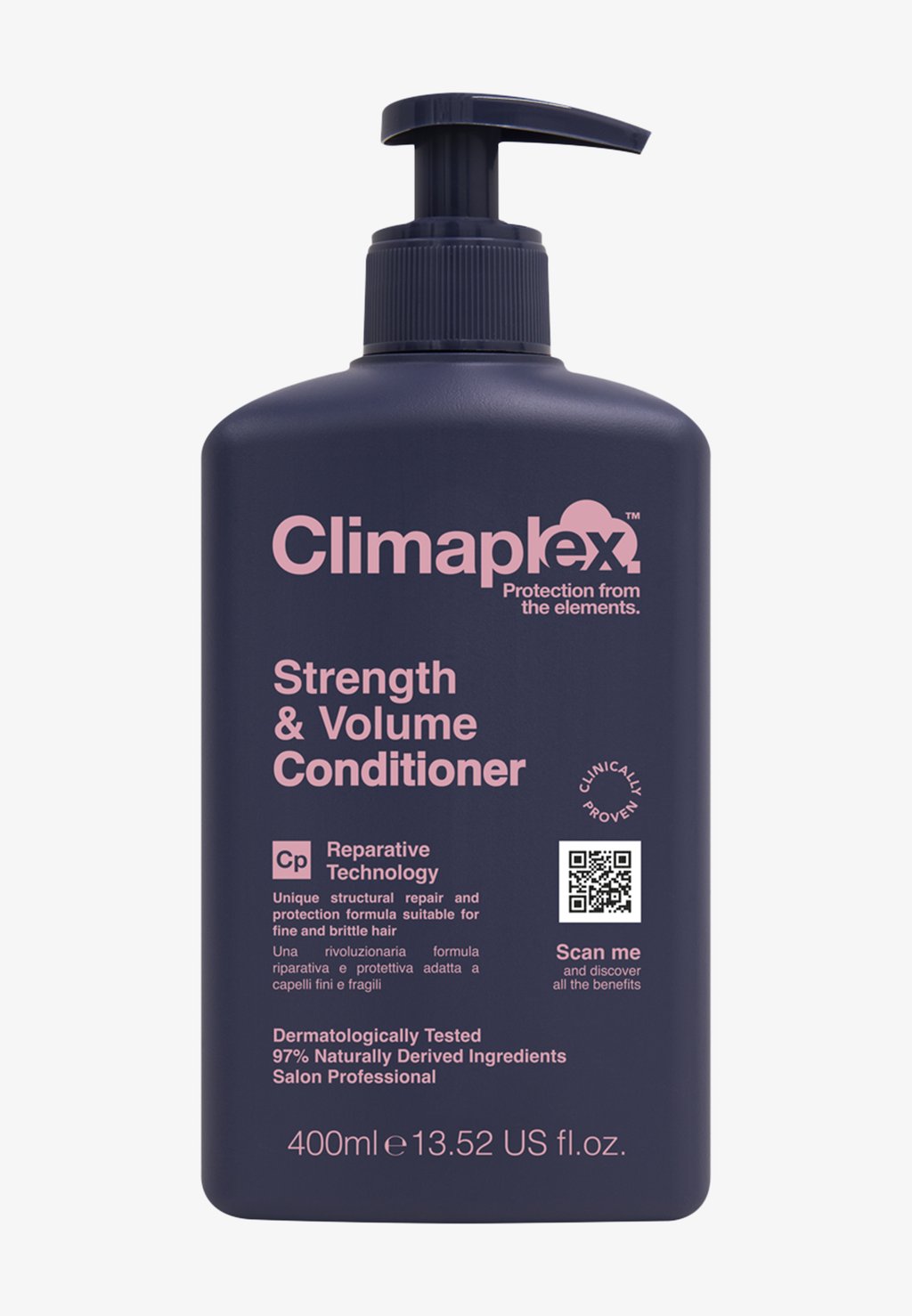 Кондиционер Climaplex Strengh & Volume Conditioner Climaplex, цвет off-white