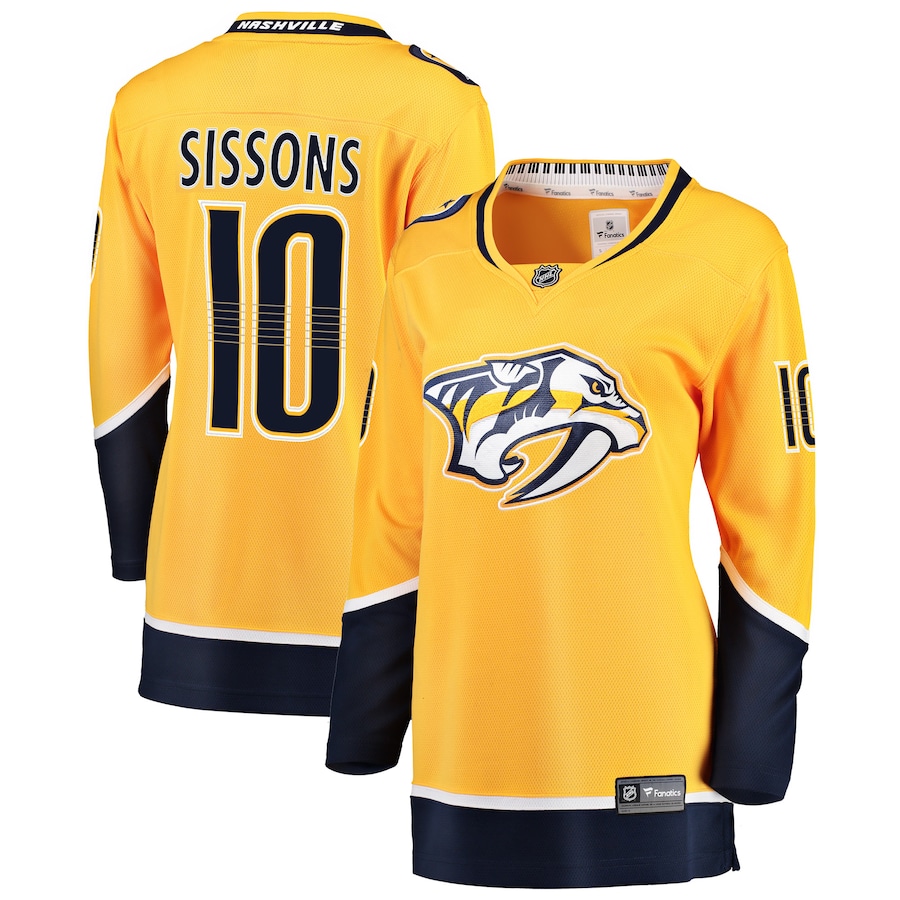 

Джерси Fanatics Branded Nashville Predators, золотой