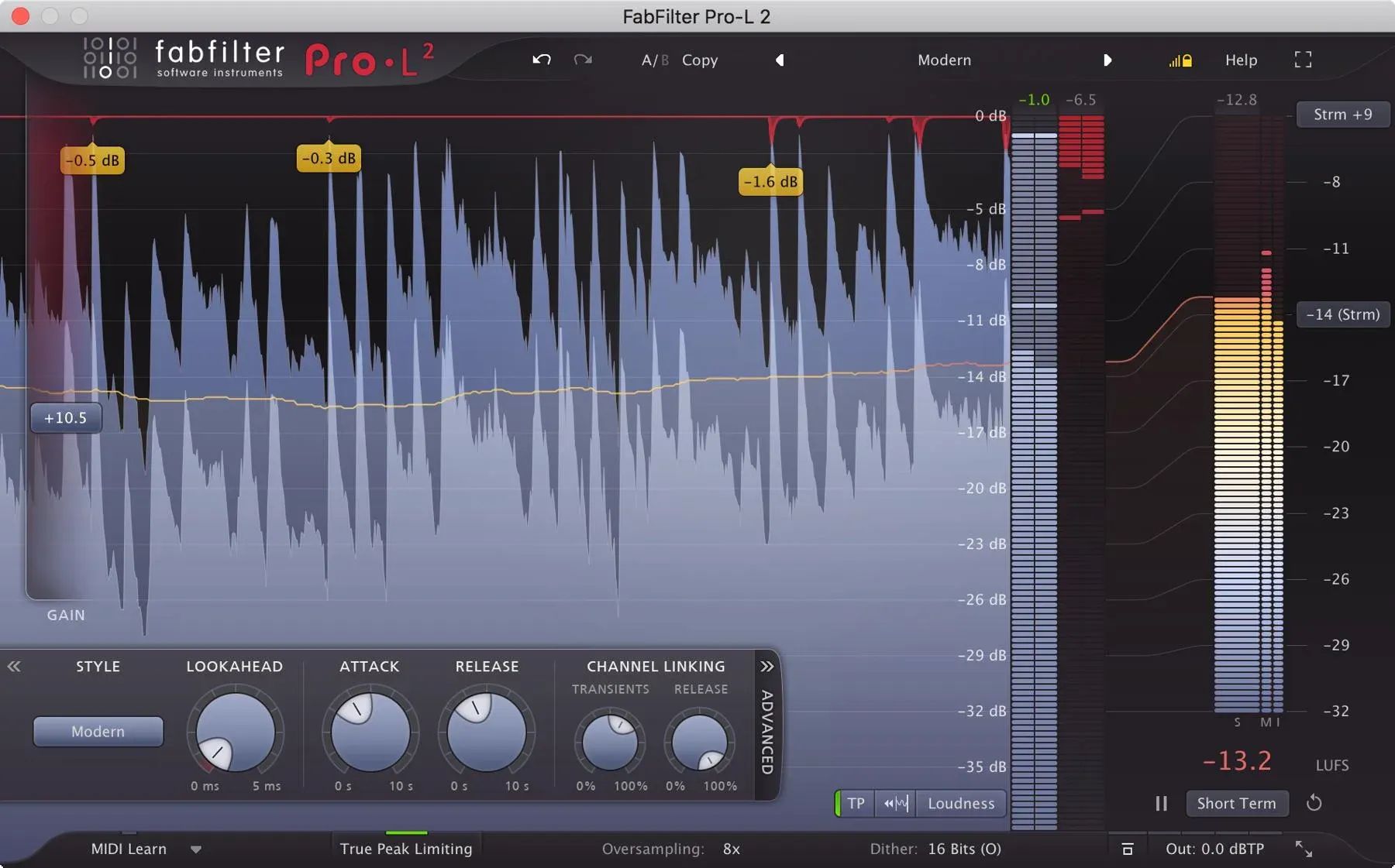 

Плагин FabFilter Pro-L 2 Brickwall Limiter